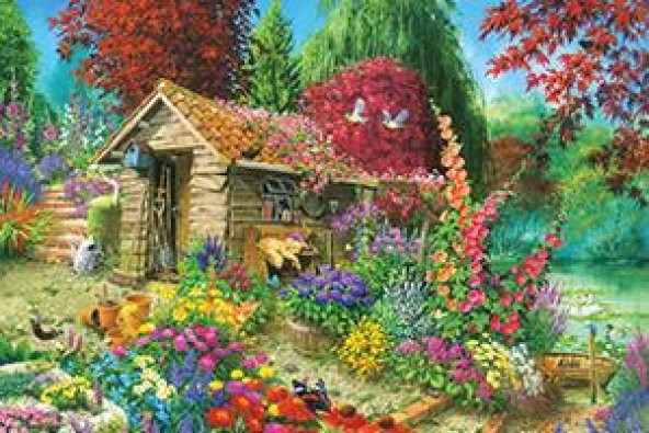 KS Puzzle 1500 Parça The Garden Shed - 2