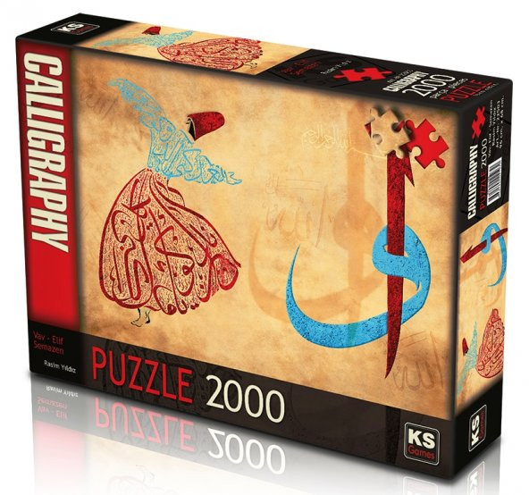 KS Puzzle 2000 Parça Vav-Elif-Semazen