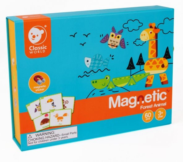 Classic World Ahşap Mıknatıslı Oyun Seti Ormanda