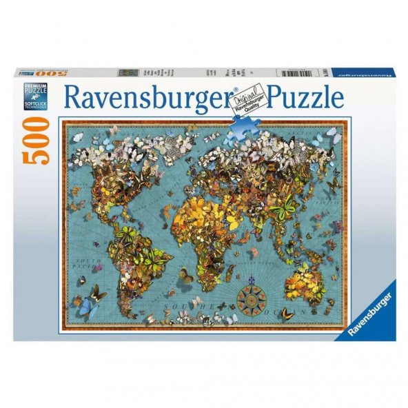 150434 Ravensburger Butterflies 500 Parça Puzzle