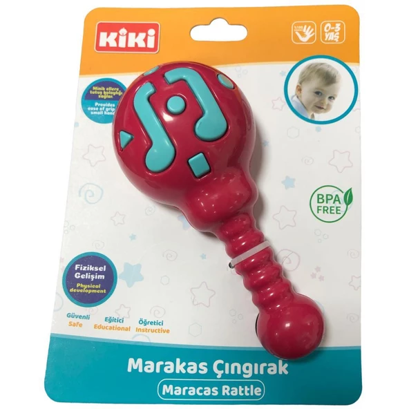 Kiki Oyuncak Marakas Çıngırak Eğitici ve Öğretici Erken Öğrenme Oyuncağı - 10