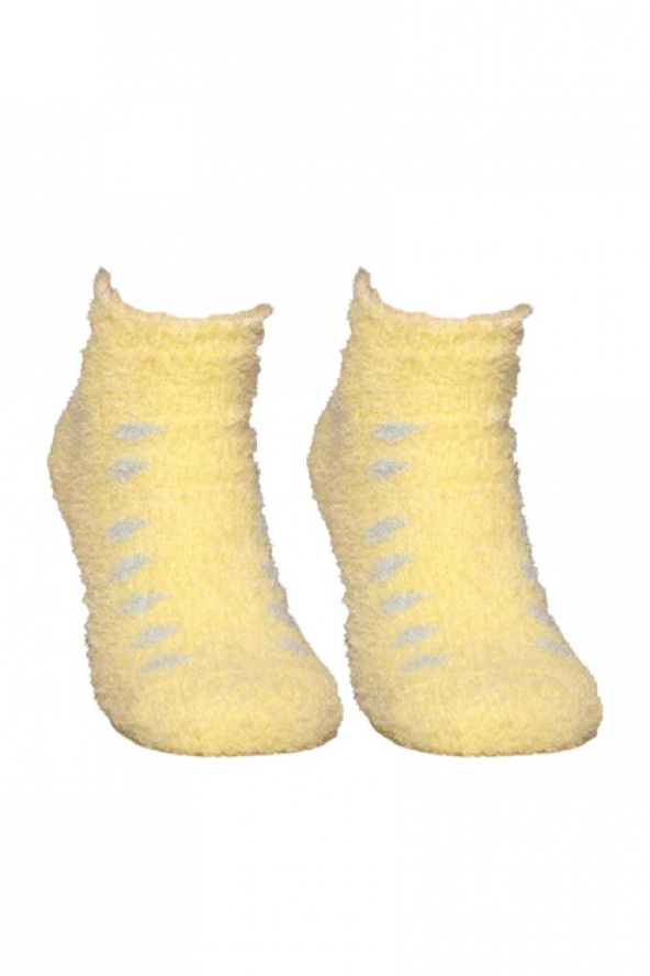 SAHAB *  Sahab Kadın Peluşlu Patik Çorap 48500 | Sarı   SAHAB JİBOWE orjinal ürünler satıcısı