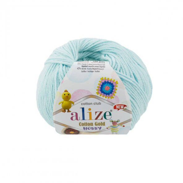 Alize *  Alize Cotton Gold Hobby New El Örgü İpi Buz Mavisi 514   Alize JİBOWE orjinal ürünler satıcısı