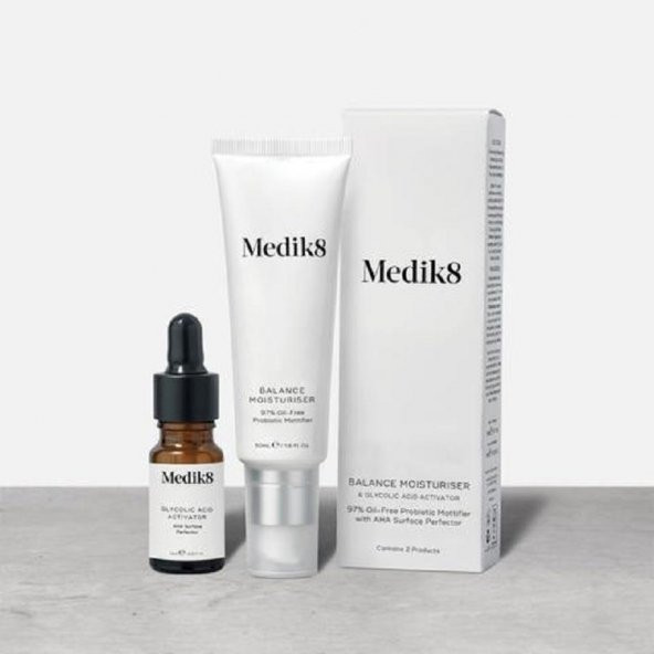 Medik8 Balance Moisturiser & Glycolıc Acid Activator Cilt Bakım Kremi 50 ml