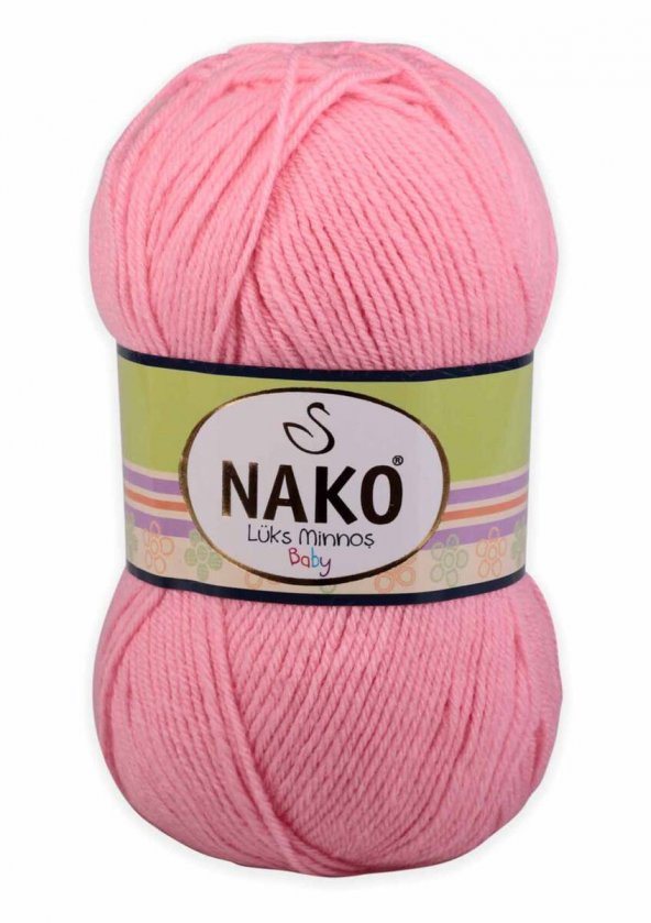 NAKO *  Nako Lüks Minnoş El Örgü İpi | Barby Pembe 2244   NAKO JİBOWE orjinal ürünler satıcısı
