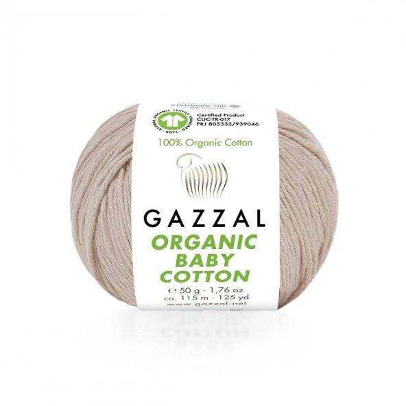 Gazzal *  Gazzal Organic Baby Cotton El Örgü İpi Bulut Pembe 416   Gazzal JİBOWE orjinal ürünler satıcısı - 1