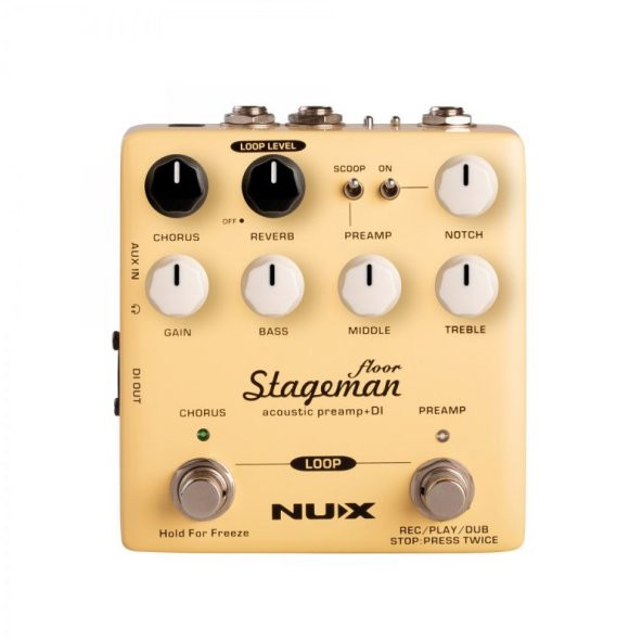 Nux NAP-5 Stageman Akustik Enstruman Preamp & DI Box - 2