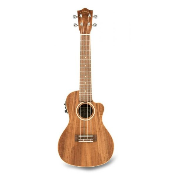 Lanikai ACST-CEC Akasya Masif Kapak Concert Elektro Ukulele ürün görseli 1
