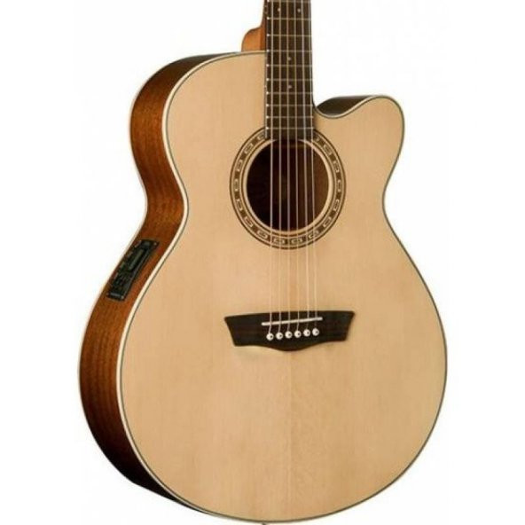 Washburn WG7SCE Harvest G7SCE Elektro Akustik Gitar - Resim 2