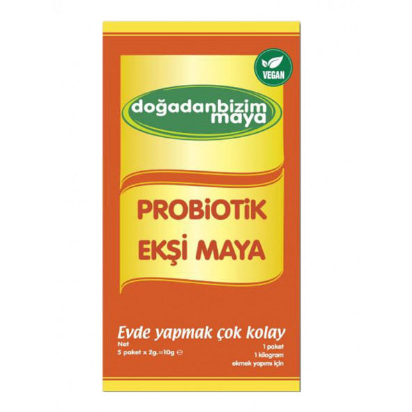 Doğadan Bizim Probiotik Ekşi Ekmek Mayası 1 Kutu 5 Şase