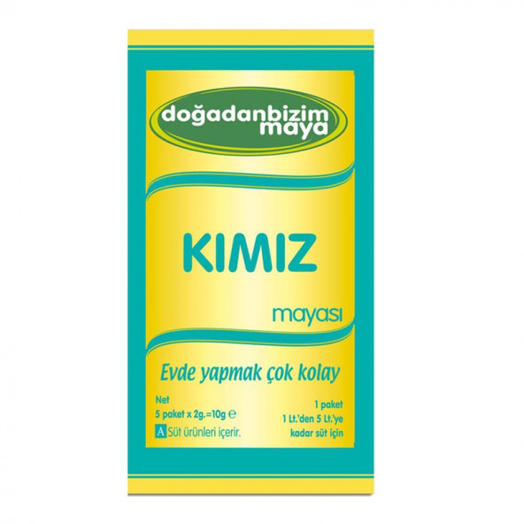 Doğadan Bizim Kımız Mayası 5 Li Paket