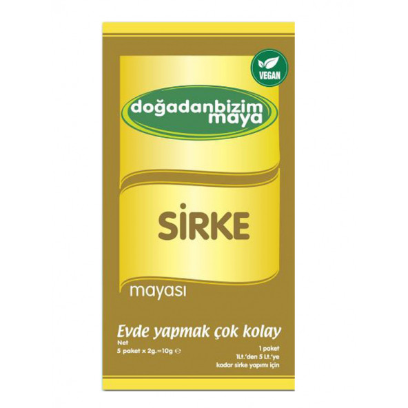 Doğadan Bizim Probiotik Sirke Mayası (5li Paket)