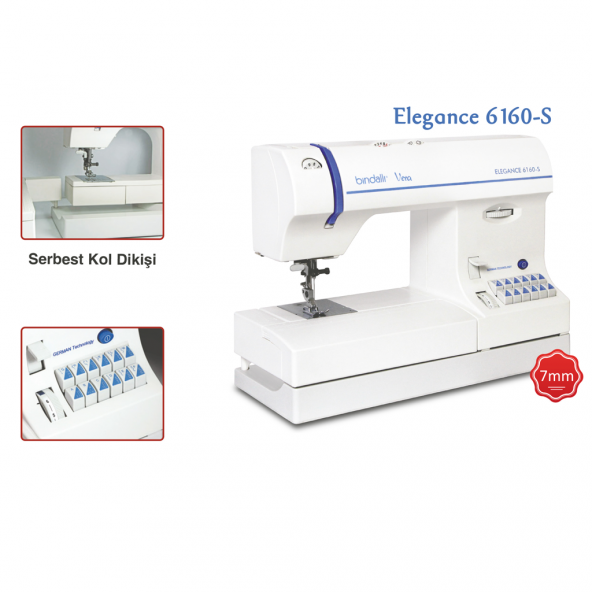 Bindallı Vera Elegance 6160S Ev Tipi Dikiş Makinesi - 2