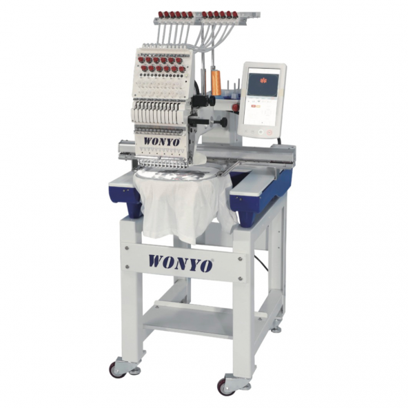 WONYO WY1201C Tek Kafa 12 İğne Nakış Makinesi (54Cm X 36Cm İşleme Alanı)