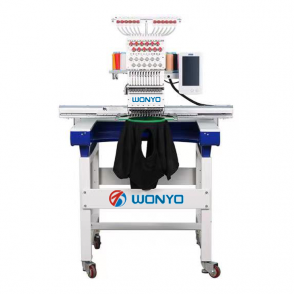 WONYO WY1201CM Tek Kafa 12 İğne Nakış Makinesi (80Cm X 50Cm İşleme) - Resim 2