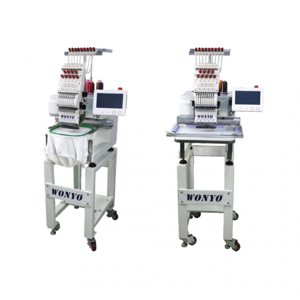 WONYO WYQ901 Tek Kafa 9 İğne Nakış Makinesi (30Cm X 20 Cm İşleme Alanı) - Resim 2