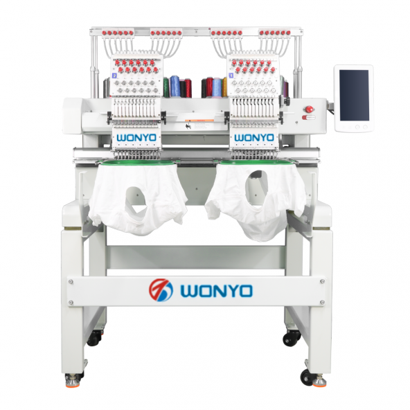 WONYO WYQ1202 2 Kafa 12 İğne Nakış Makinesi (40Cm X 50Cm İşleme Alanı) ürün görseli 1