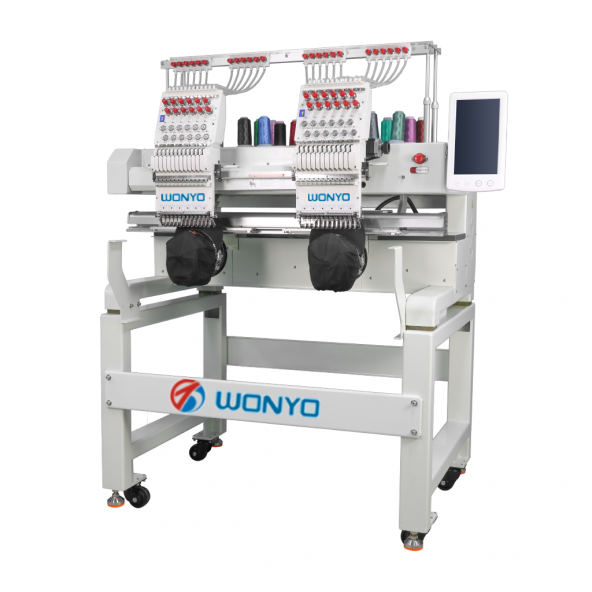 WONYO WYQ1202 2 Kafa 12 İğne Nakış Makinesi (40Cm X 50Cm İşleme Alanı) - Resim 2