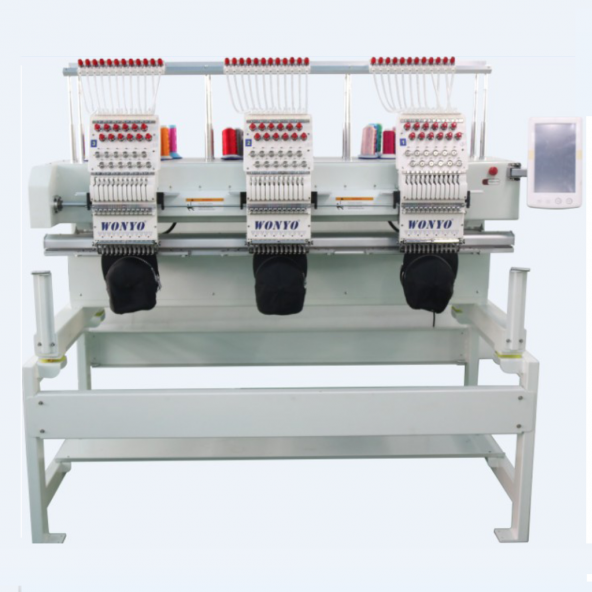 WONYO WYQ1203 3 Kafa 12 İğne Nakış Makinesi (40Cm X 50Cm İşleme Alanı) - Resim 2