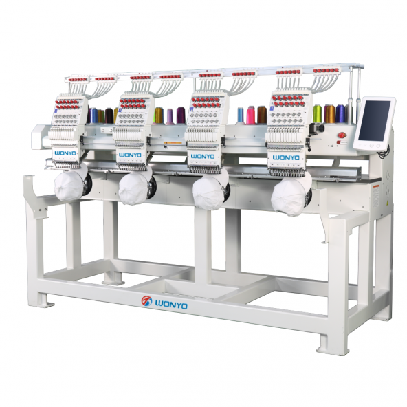 WONYO WYQ1204 4 Kafa 12 İğne Nakış Makinesi (40Cm X 50Cm İşleme Alanı) - Resim 2