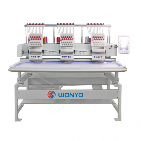WONYO WYQ1203 3 Kafa 12 İğne Nakış Makinesi (40Cm X 50Cm İşleme Alanı) - Resim 3