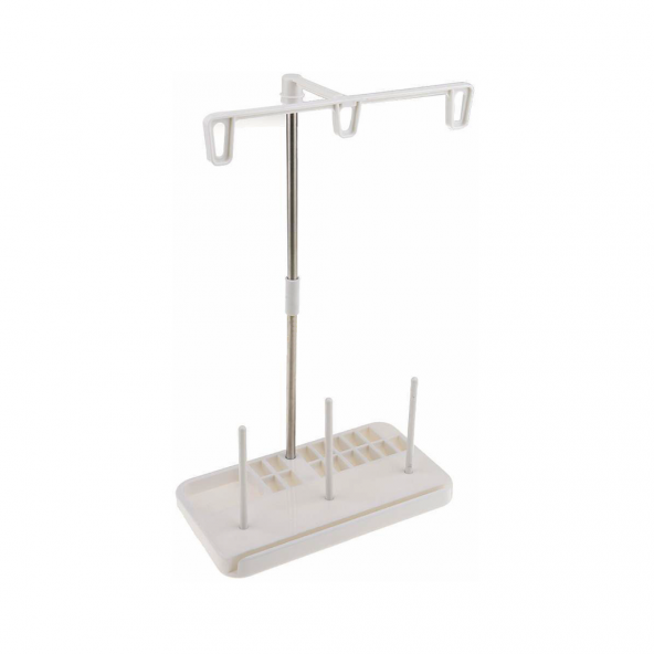 Ev Tipi Dikiş Makine Çardağı 3 İplikli Beyaz ürün görseli 1