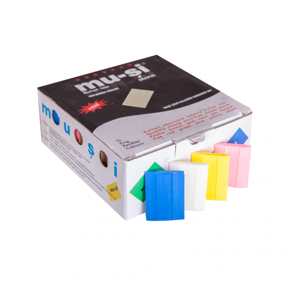 MU-Şİ Buhar ile Uçan Çizgi Taşı Renkli (100 Adet) ürün görseli 1