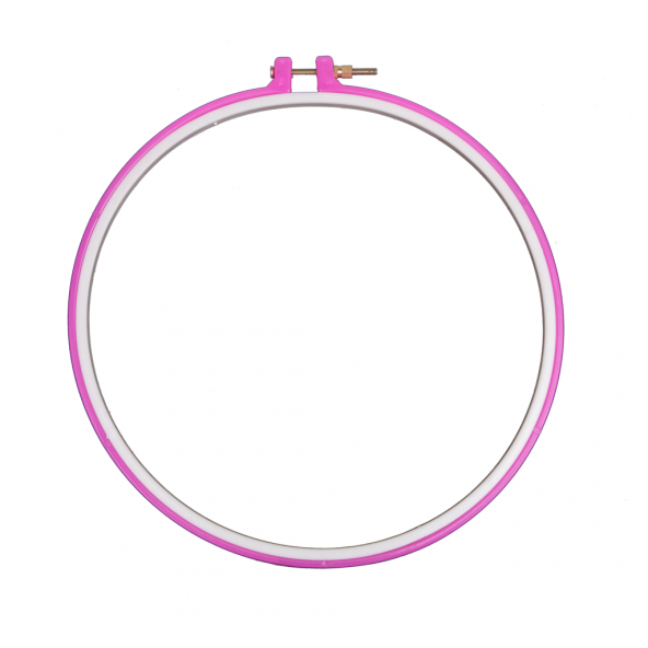 Nakış El İşi Kasnağı Vidalı Plastik 25cm ürün görseli 1