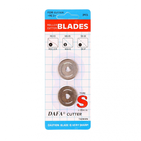 Rulet Kumaş Kesici Yedek Düz Bıçak 28mm ürün görseli 1