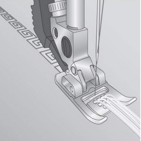 Pfaff Kordonlama Ayağı 9 Delikli - Resim 2