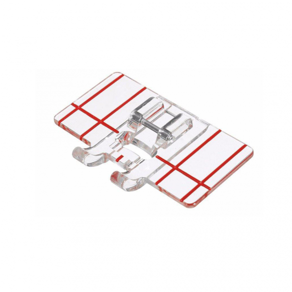 Çok Çizgili Dekoratif Dikiş Ayağı Şeffaf 7 mm