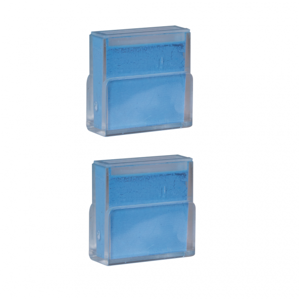 Pudralı Çizgi Taşı Yedek Kartuş Mavi (2 Adet) - Resim 2
