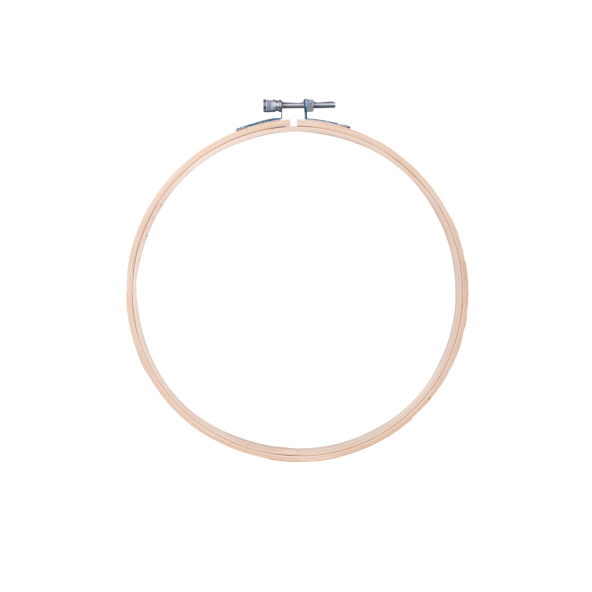 Nakış El İşi Kasnağı Vidalı Ahşap 20 cm ürün görseli