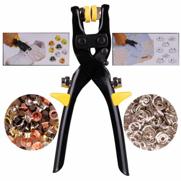 Metal Çıt Çıt ve Kuşgözü Çakça Pensi Seti - Resim 2