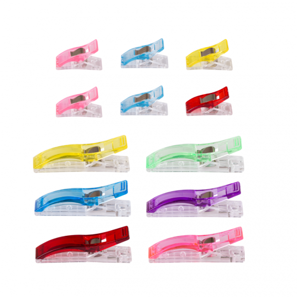 Kumaş Maşası Plastik 12 Adet ürün görseli