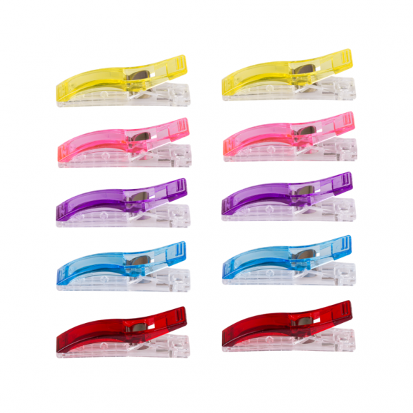 Kumaş Maşası Plastik Büyük 10 Adet ürün görseli 1