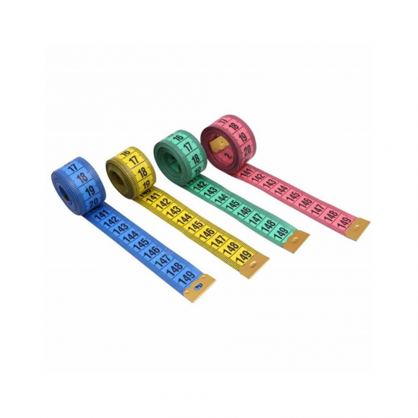 Mezura Standart Renkli 1.5 Mt. (4 Adet) - 2