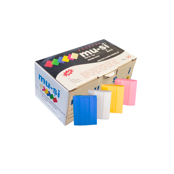 MU-Şİ Buhar ile Uçan Çizgi Taşı Renkli (50 Adet) ürün görseli 1