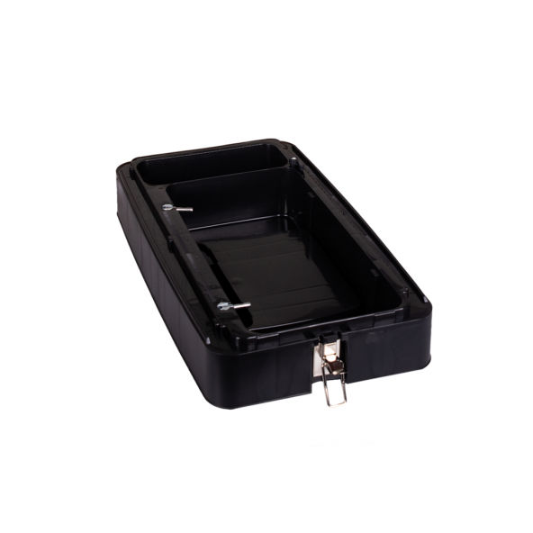 Dikiş Makine Çantası Menteşeli (Siyah) - Resim 3