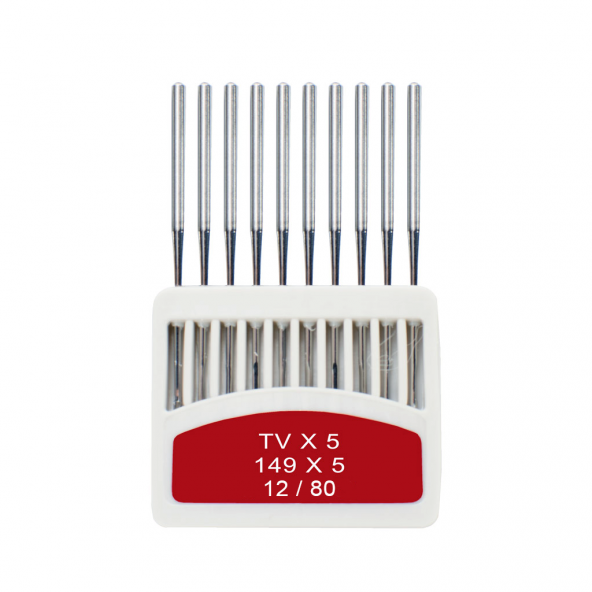 Orange TVX5 Kot Kollu Makine İğnesi 12 Numara (10 Adet) ürün görseli 1