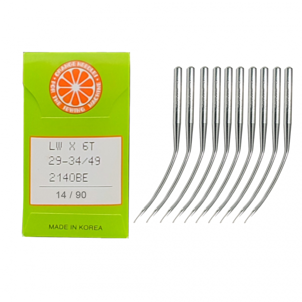 Orange LWX6T Etek Paça Baskı Makine İğnesi 14 Numara (10 Adet) ürün görseli 1