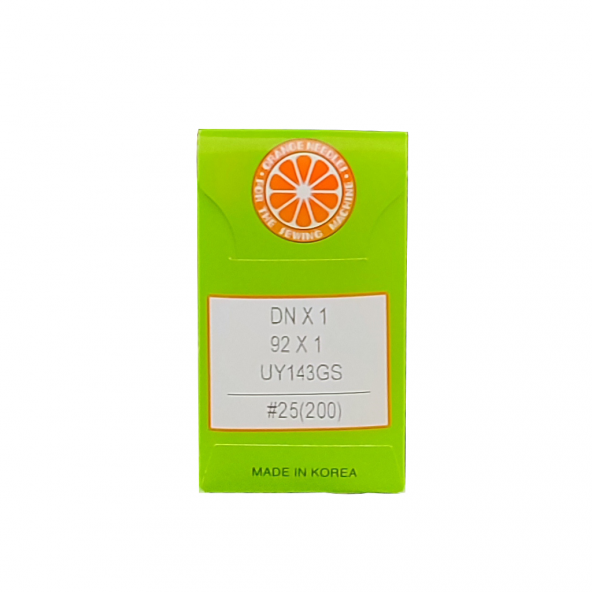 Orange Needles DNX1 Çuval Ağzı Dikiş Makine İğnesi 25 Numara (10 Adet) ürün görseli 1