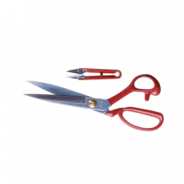 Pın 1094 Kırmızı Saplı Terzi Makası 9 inç ürün görseli 1