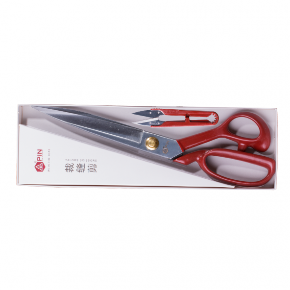 Pın1124 Kırmızı Saplı Terzi Makası 12 inç - Resim 2