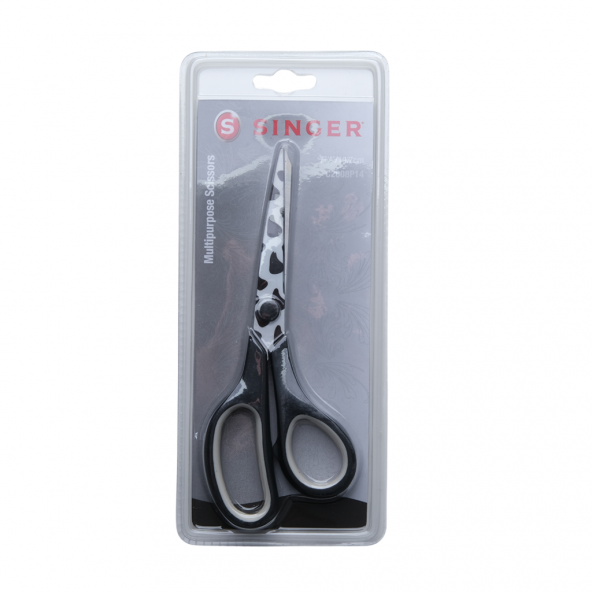 Singer Çok Amaçlı Renkli Saplı Makas Siyah C2008P14 - 2