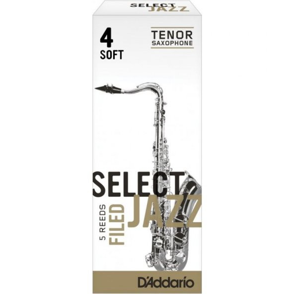 D\'Addario Woodwinds Select Jazz Tenor Saksafon Kamışı No:4 Soft ürün görseli 1