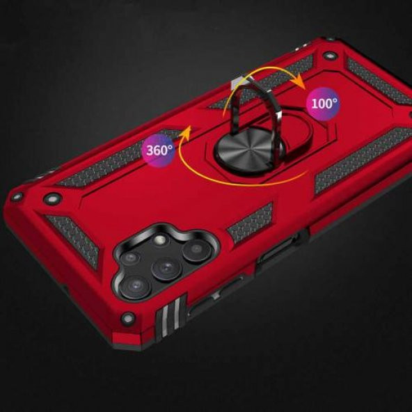 Samsung Galaxy A13 4G Kılıf Vega Yüzüklü Standlı - 2