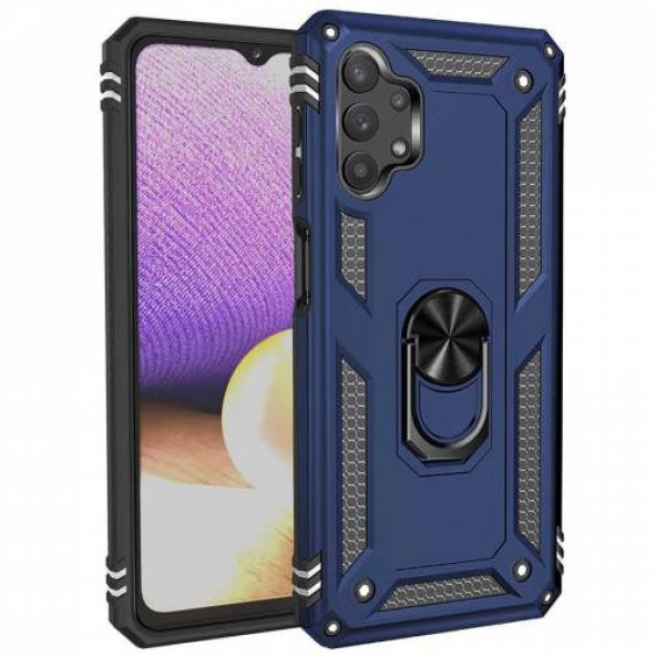 Samsung Galaxy A13 4G Kılıf Vega Yüzüklü Standlı - 5