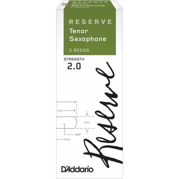 D\'Addario Woodwinds Reserve DKR0520 Tenor Saksafon Kamışı No:2