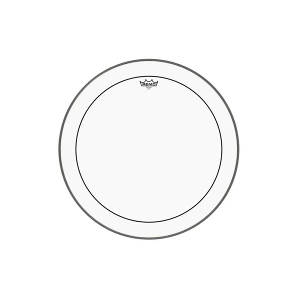 REMO PINSTRIPE® CLEAR 24 inç Kick Derisi - Resim 2